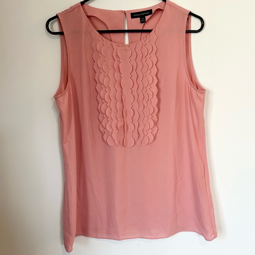 Banana Republic Dusty Rose Sleeveless Blouse - Size: Medium - Picture 7 of 7